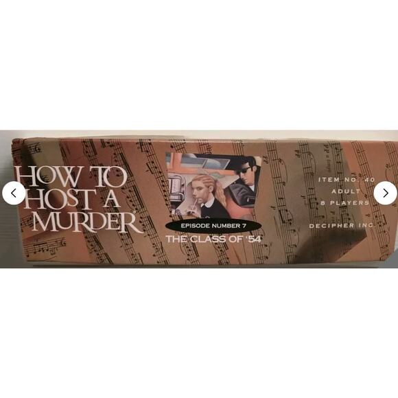 How To Host A Murder Game Number 7 The Class of '54, Complete - Picture 3 of 5